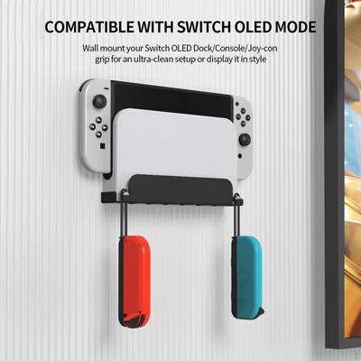 Soporte de Pared Multifuncional para Consola de Juegos, Soporte Antideslizante Estable Sólido para Organizador