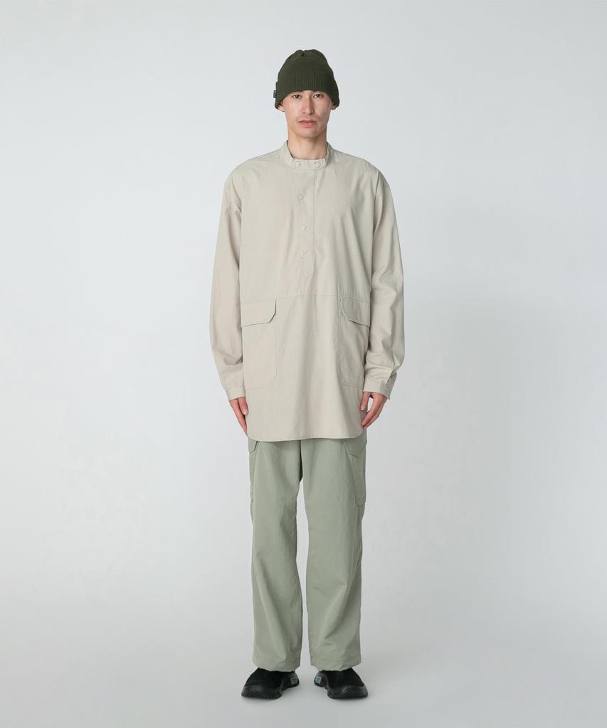 Jacket TAKIBI Light Ripstop Pullover Size M IVORY Festival Camping Outdoor [Snow Peak] SH-25SU102