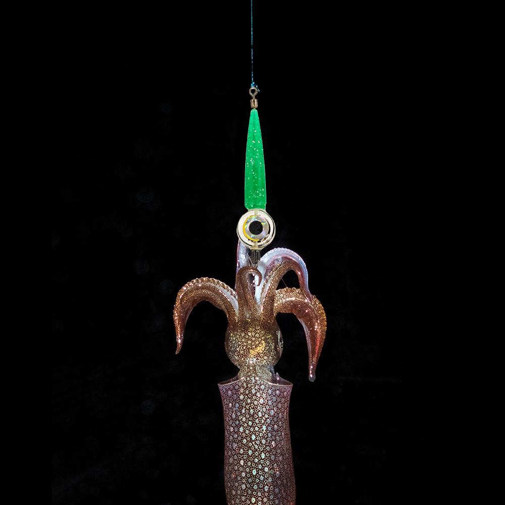 FIshing Lures Light LED Deep Sea Glowing Luminous Cuttlefish Squid Jig Hook Tackle Tool for Sea Fishing Feeder Fishing Accessory
