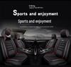 Full-Cover Leather Car Seat Cushion - Ice Silk, Universal Fit, Five Seats