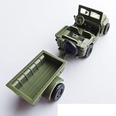 Longchan 4D Sestava 1/72 Modelový set US Willys Jeep
