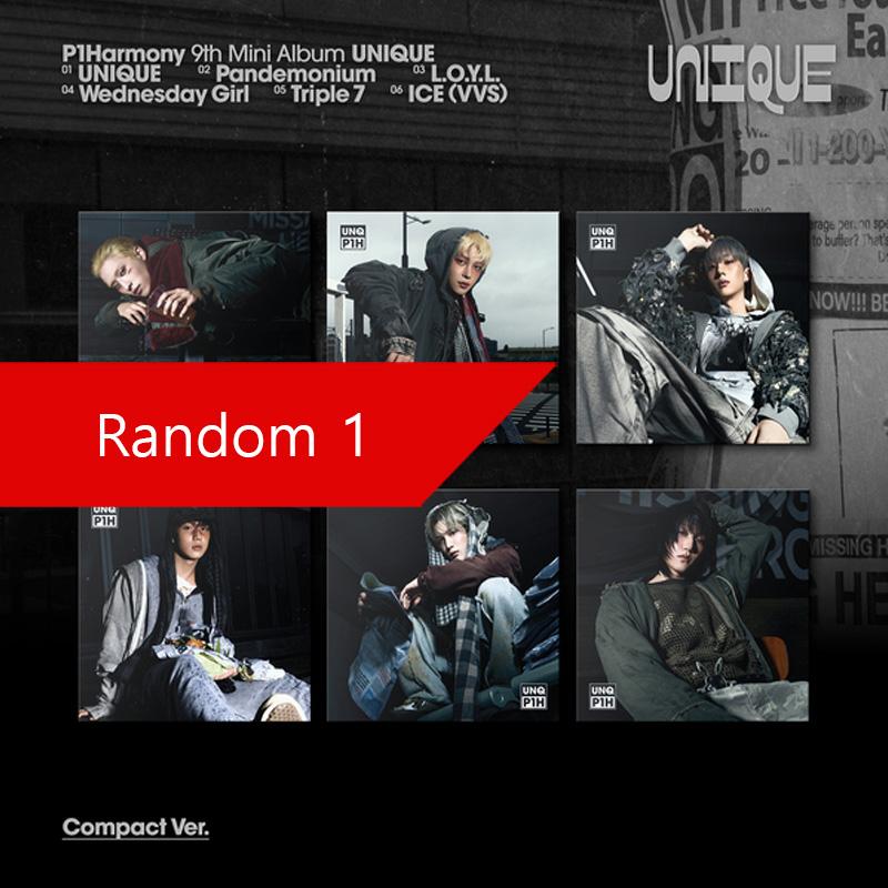 P1Harmony – 9th Mini Album UNIQUE (Compact Ver.) Random 1pcs