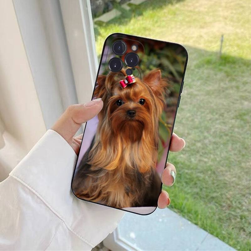 

YNDFCNB чехол для телефона с собакой йоркширского терьера для iPhone 6 7 8 Plus 11 12 13 14 Pro SE 2020 MAX Mini X XS XR задняя крышка принципиально iphone 14 plus