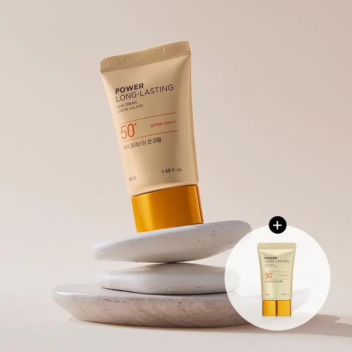 [1+1] The Face Shop Power Long Lasting Sun Cream 50ml