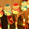 4PCS Christmas Solar Santa Claus Lights Snowman Pathway Lights Suitable For Yard Driveway Lawn Garden Xmas Tree Decoration