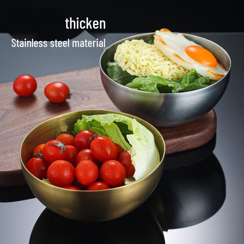 Korean Style 304 Stainless Steel Mixing & Salad Bowls
