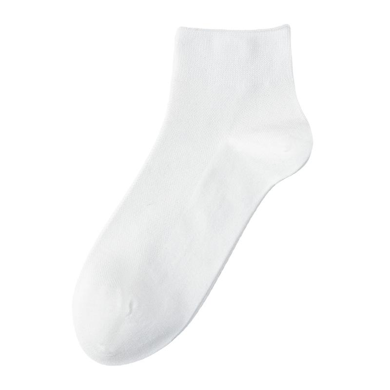 Men's Cotton Pure Cotton Socks - Lightweight Summer Shorts Socks with Mesh Ventilation for Comfortable Casual Wear for Men - Summer