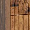 Nightstand Set of 2 Reclaimed Wood Look 43 x 34.5 x 48 cm Engineered Wood