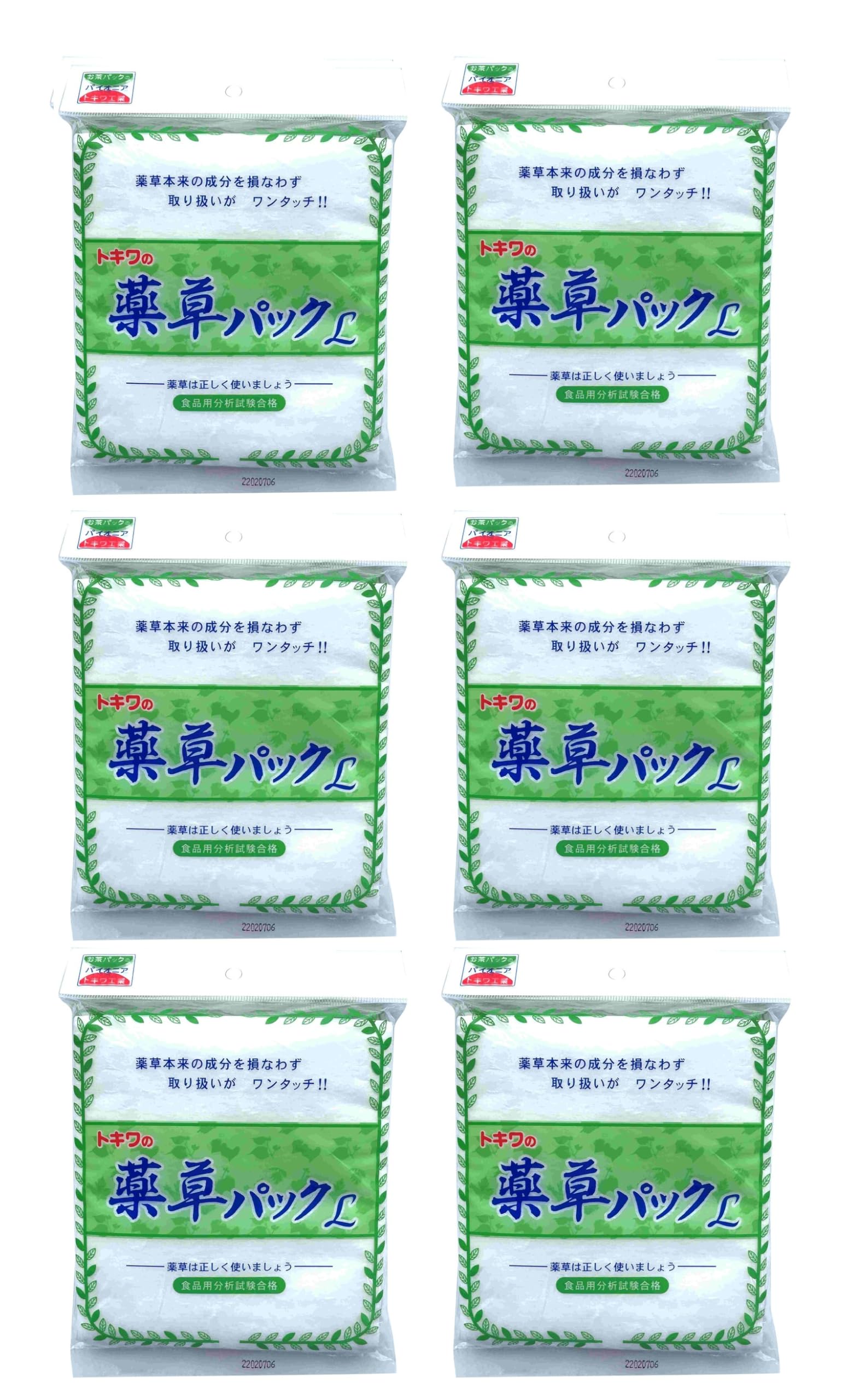 

Tokiwa Industrial Herbal Approximately 15 x 14 25 Sheets x 6 Packs Pack, cm, Large, белый