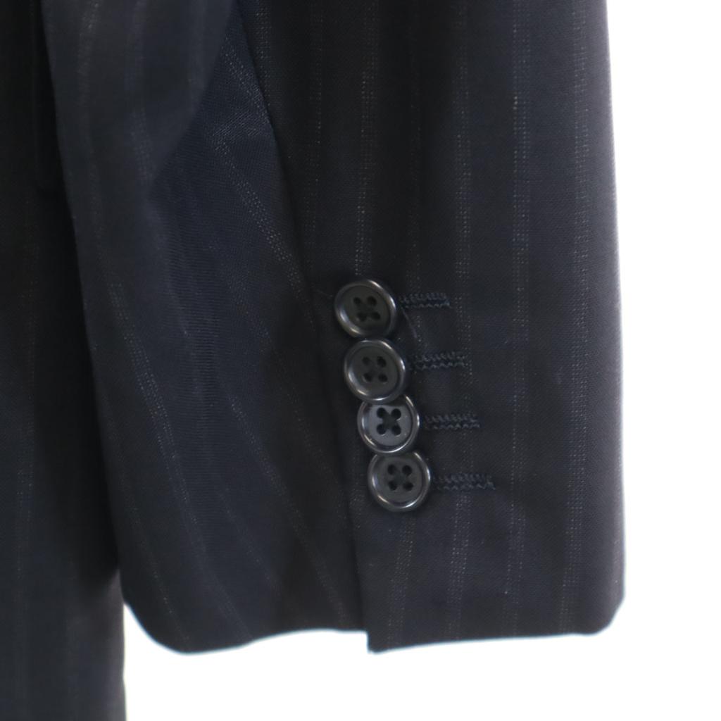 UNITED ARROWS made in Japan Striped Pattern tailored jacket 48 Navy Men's Used