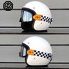 Безкоштовна доставка DOT схвалений ретро мотоциклетний шолом casco 3/4 шолом з відкритим обличчям шолом кафе гонщик чоппер шолом capacete