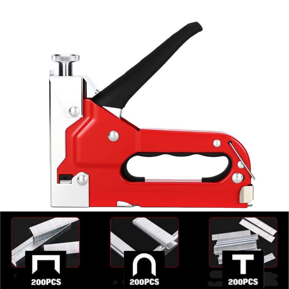 3 In 1 Nail Gun With 600 Staples Heavy Duty Staple Gun For Wood