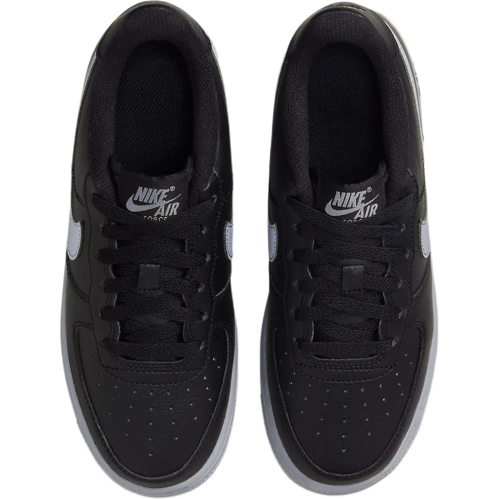 Nike Air Force 1 GS Black Wolf Grey Kids Sneakers HQ3807-001