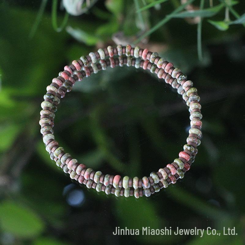 Retro Bohemian Ethnisch Achat Perlenarmband