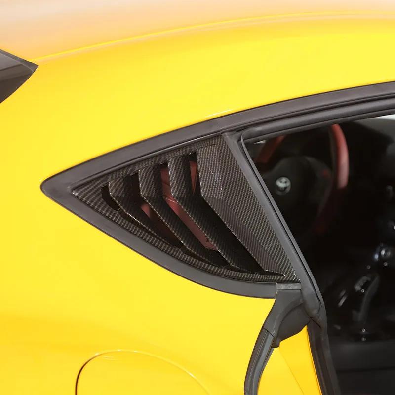 ABS Carbon Fiber For Toyota GR Supra A90 2019-2025 Center Console Control Panel Steering Wheel Window Glass Lifting Sticker