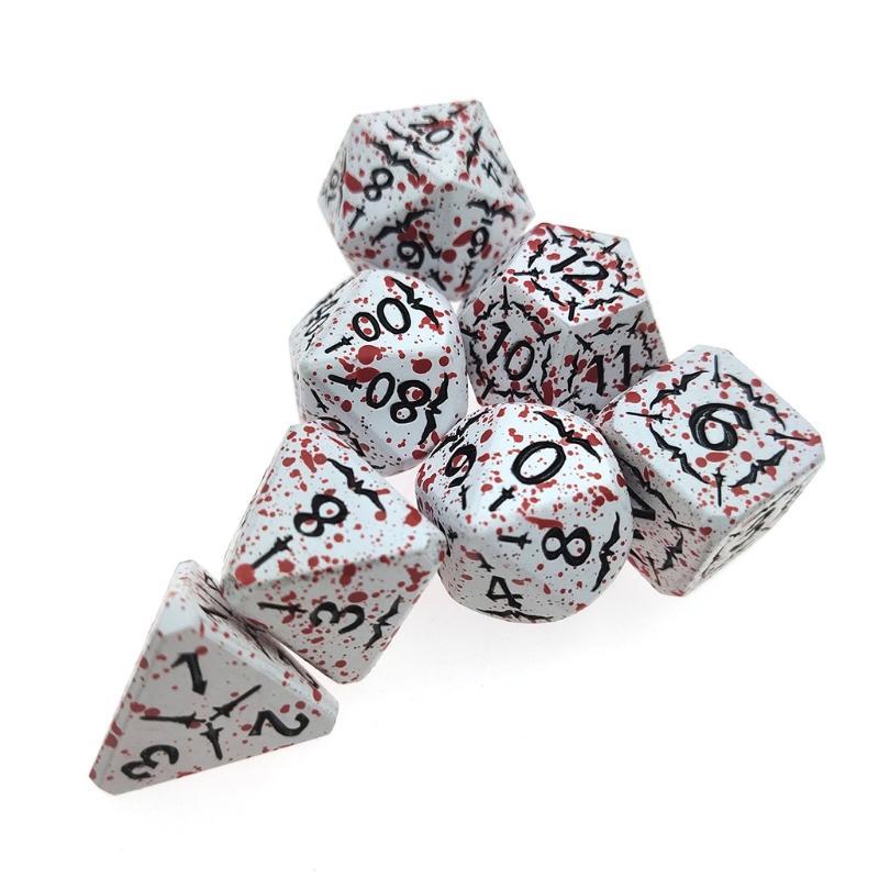 Multi-faceted Alloy Dice Game Props Educational Toys Club/Party Accessories