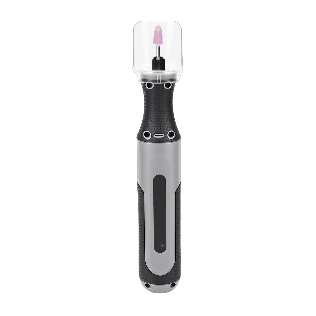 Electric Polisher Kit Handheld Cordless Sanding Drilling Tool Kit for Woodworking Built in 1300mAh Battery 4V Digital