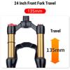Bicycle Forks High-Performance Bike Suspension Forks - Aluminum Alloy Quick Release/Barrel Axle