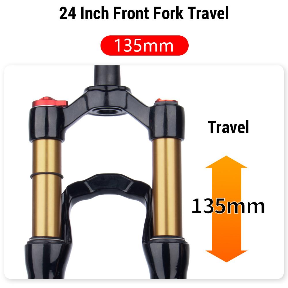 Bicycle Forks High-Performance Bike Suspension Forks - Aluminum Alloy Quick Release/Barrel Axle
