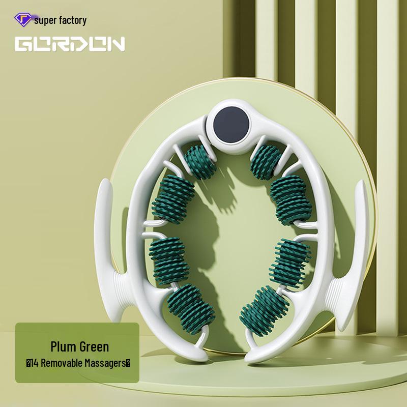 

Ring-Shaped Leg Massager Roller for Thighs & Calves - Muscle Relaxation & Shaping Foam Roller зелений