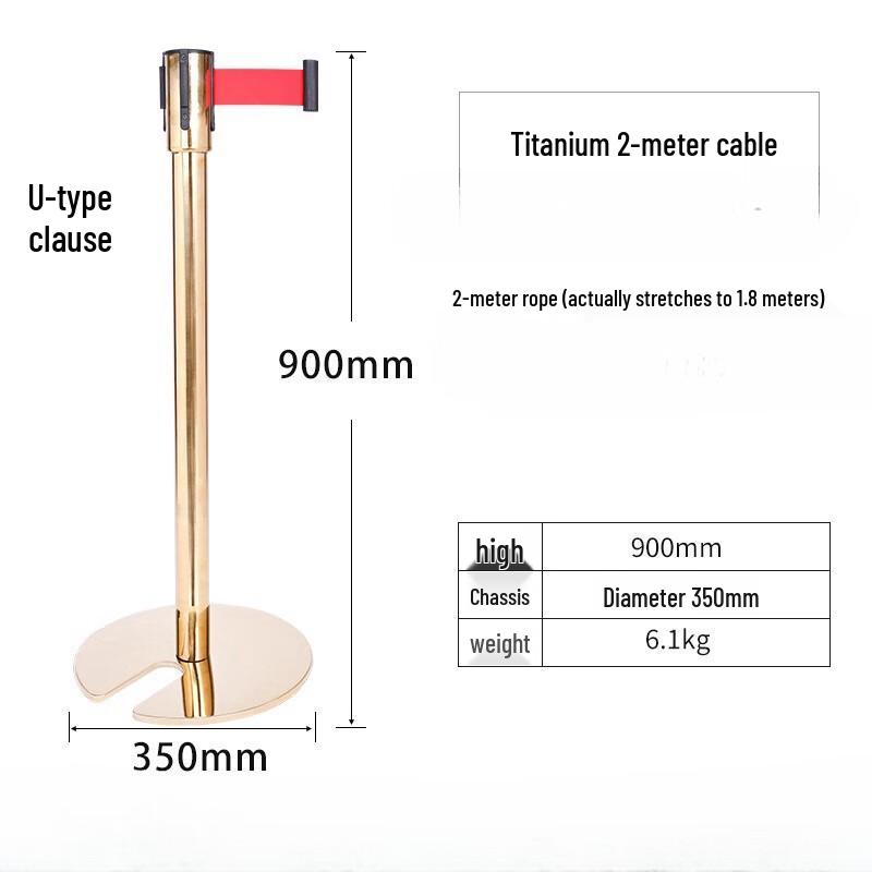 Stainless Steel Retractable Barrier Post