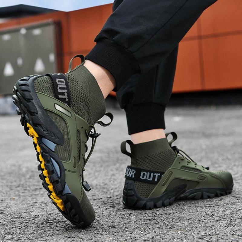 Paar Wanderschuhe Outdoor Wasserschuhe Atmungsaktives Mesh High Top Herrenschuhe Bergsteigen Schnelltrocknend Reise Damen Herren Sneaker