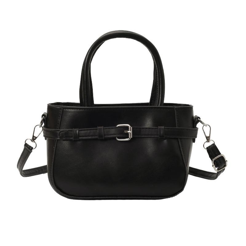 Retro contrasting handbag, new trendy fashion versatile shoulder bag, commuter oblique span bag