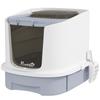 Cat Litter Box with Lid, Scoop, Deodorisation Bags, Top Entry