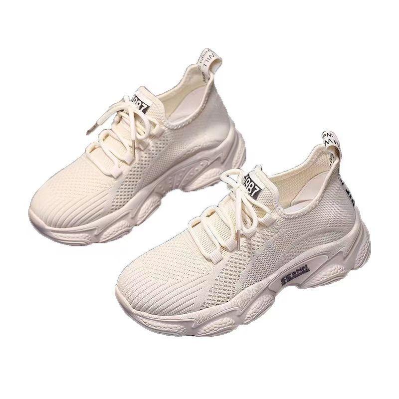 Women's Casual Sports Shoes Mesh Breathable Fashion Trend Running Shoes Soft Sole