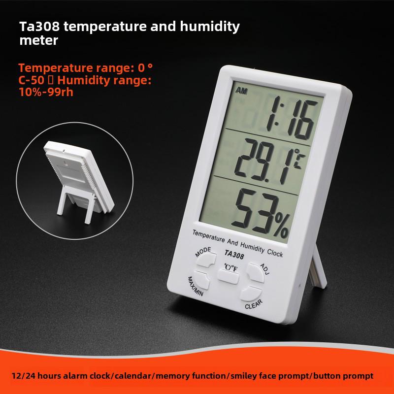 Digitales Indoor-Thermometer & Hygrometer mit hochpräzisem Großdisplay