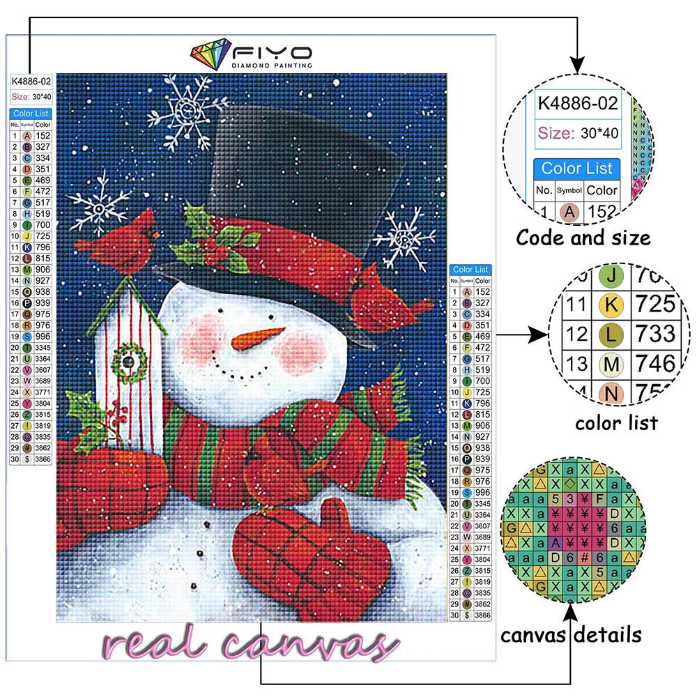 5D Diamond Painting Christmas Tree Santa Snowman DIY Diamond Embroidery Rhinestone Home Decoration