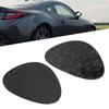 Fuel Tank Cover Trim Dry Carbon Fiber Stylish Gas Tank Cap Sticker Replacement for Toyota Subaru BRZ 2022 Onwards