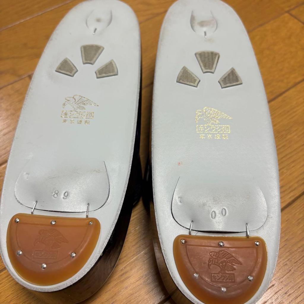 Used Mercari city limited!Kinwashi Honpo Zori Sandals Kinwashi Seal Navy Blue Top Grade Masterpiece Ajiro
