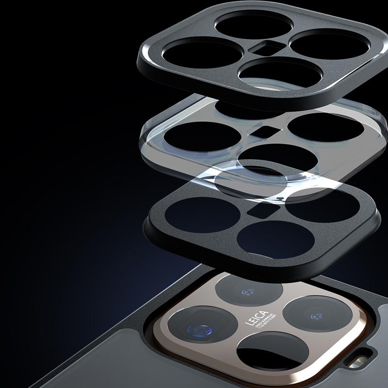 For Xiaomi 15T Pro Case Shockproof Frosted Skin Feel Matte PC+TPU Anti-fingerprint Transparent Cover For Xiaomi Mi 15T