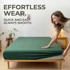 Cotton Fitted Bed Sheet With Elastic Band Mattress Covers Protector For Single Double King Bed 150/160/180x200 Custom Sizes