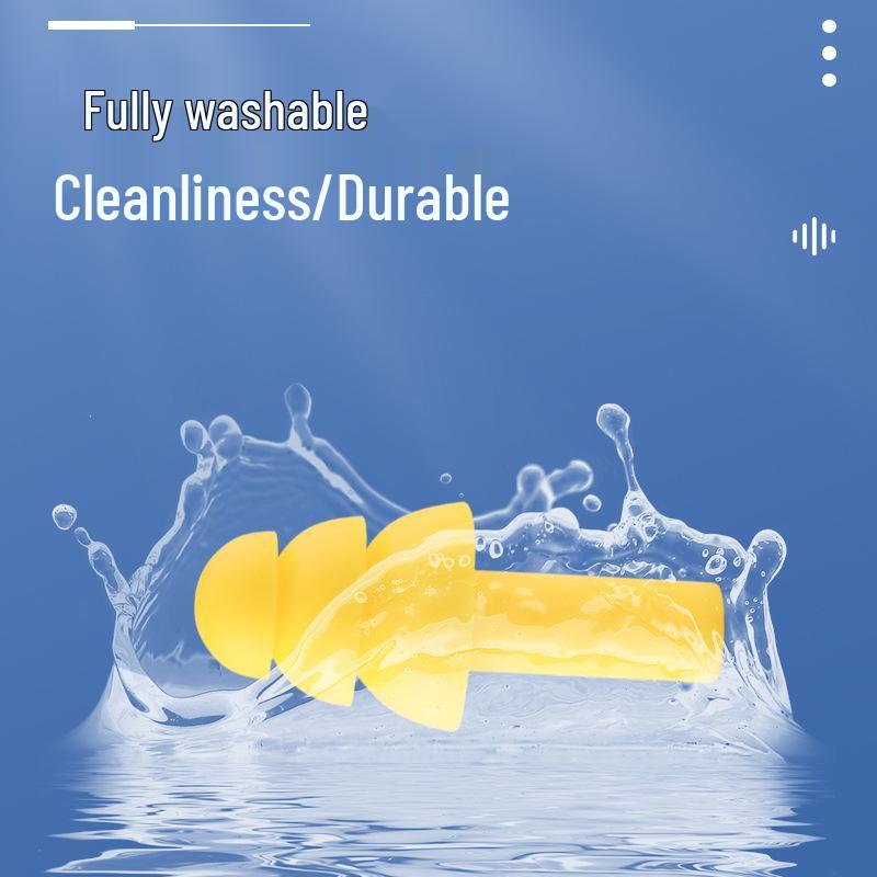 Washable Noise Cancelling Wired Earplugs: Occupational Safety & Health 4004, Christmas Tree Design, Ideal for Swimming & Industrial Use.