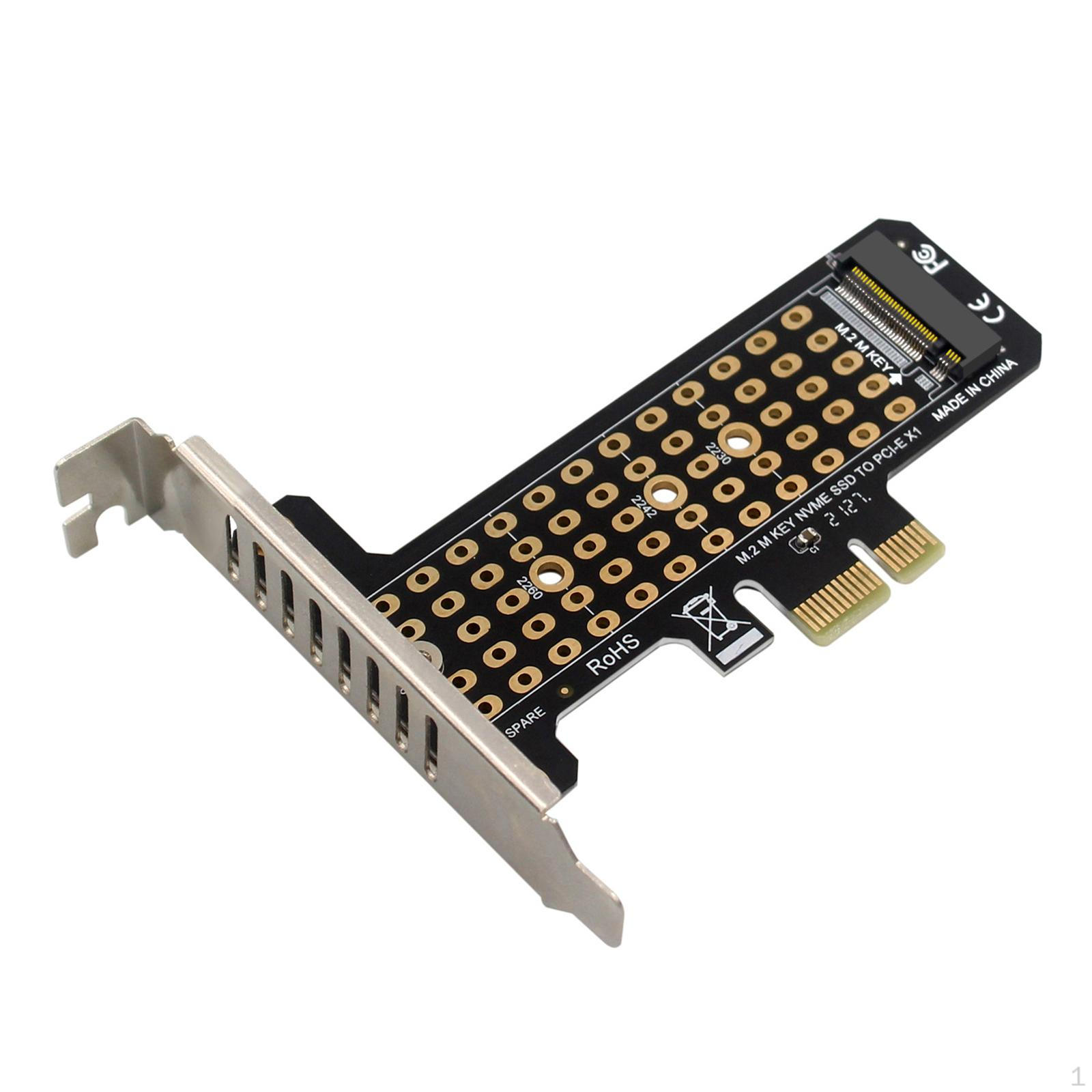 

M.2 e x1 Adapter e4.0 Heat Dissipation High Speed Expansion Card 2230/2242/2260/2280 Full half height