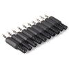 - 5PCS 3.5mm 1/8" Audio Male Plug Jack Adapter Stereo Connector Headphone -