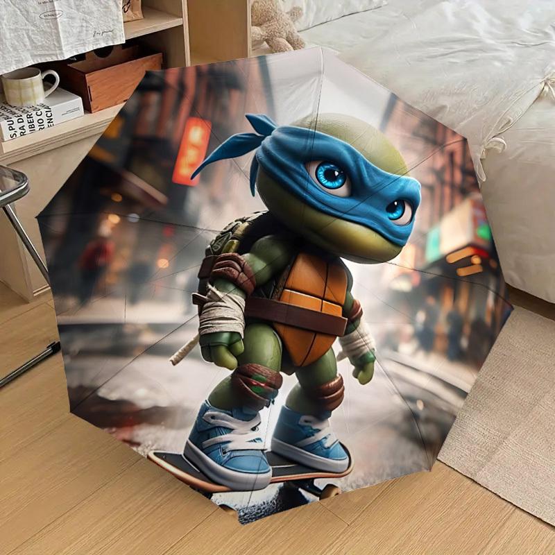 

1pc Skateboard Turtle Automatic Open/Close Umbrella, Lightweight Design for Everyone,Durable Canopy yy251014058