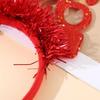 2027 Happy New Year Headband Christmas Numbers Headbands Glitter Sequins Hair Hoop Eve Party Hair Bands Party Props
