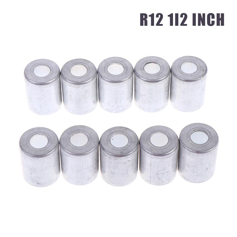 10 ks hliníkových objímek, tvarovek na potrubí, 16 mm, 20 mm, 24 mm, 26 mm, průměr otvoru. Krimpovací návleky na hadice autoklimatizace R12 R134A