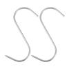 Meat Hanger Hook Stainless Steel S-Hook Baking Tools for Chicken Fish Beef Hanging Drying Smoking Home Storage 2Pcs