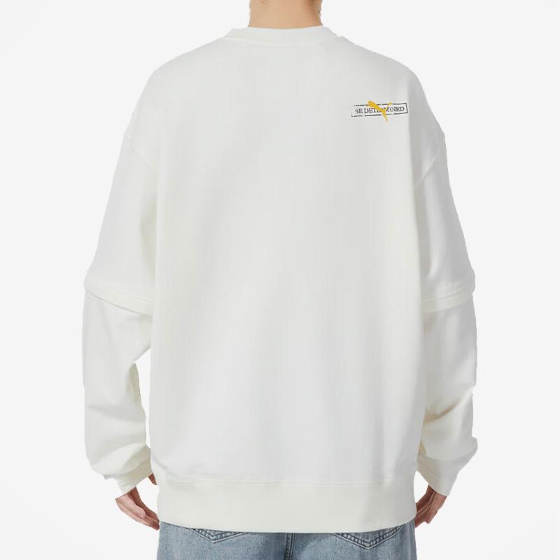 Puma Buchstabenaufdruck Lässiger Sport-Hoodie Herren Hoodies Weiß 677511-65