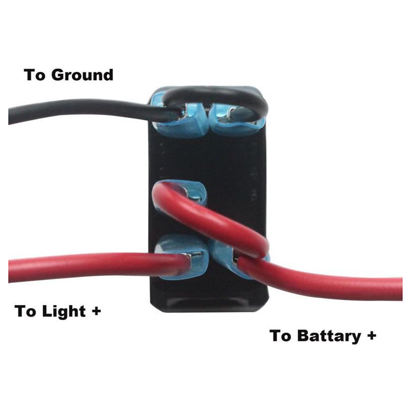 Rear Differential Lock Rocker Switch 5P On-Off Dual Blue Led Toggle Switch for the ARB/Carling/NARVA 4x4 Style Car Accessories