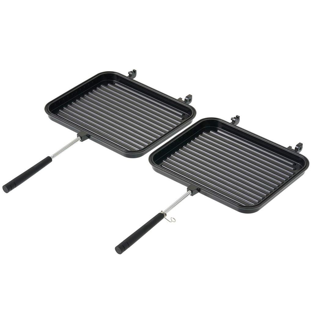LOGOS Grill-Sandwichpfanne 81062246 Schwarz (ca.) Breite 23 x Tiefe 41 x Höhe 4,5 cm