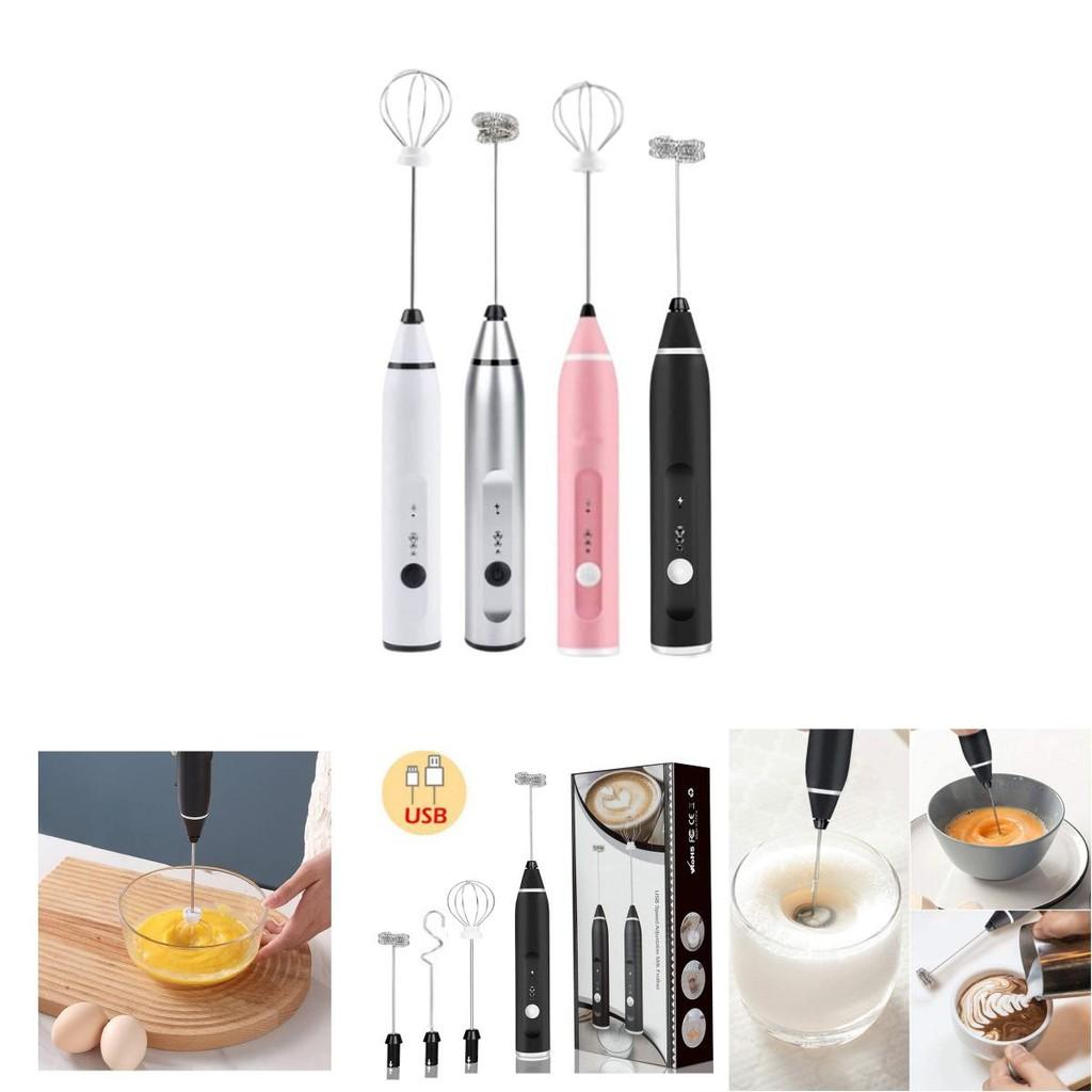 Multi-functional Handheld Electric Mixer With Usb For Effortless Whipping And Blending