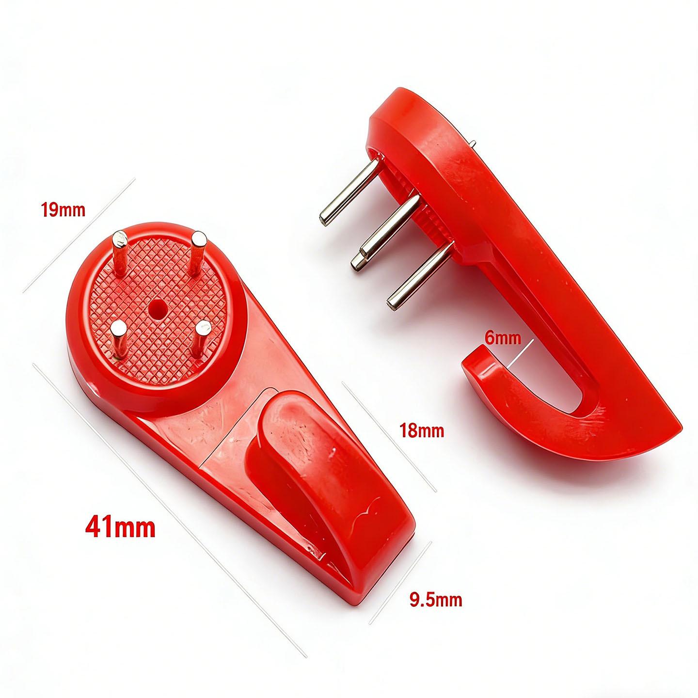 

Red Invisible Nail-Free Wall Hook for Picture Frames and Wedding Photos
