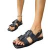 Modische Sandalen mit flachem Boden, ein modisches und vielseitiges Paar Sandalen für Frauen im Sommer, 2025 neue Strandresort-Sandalen mit weicher Sohle