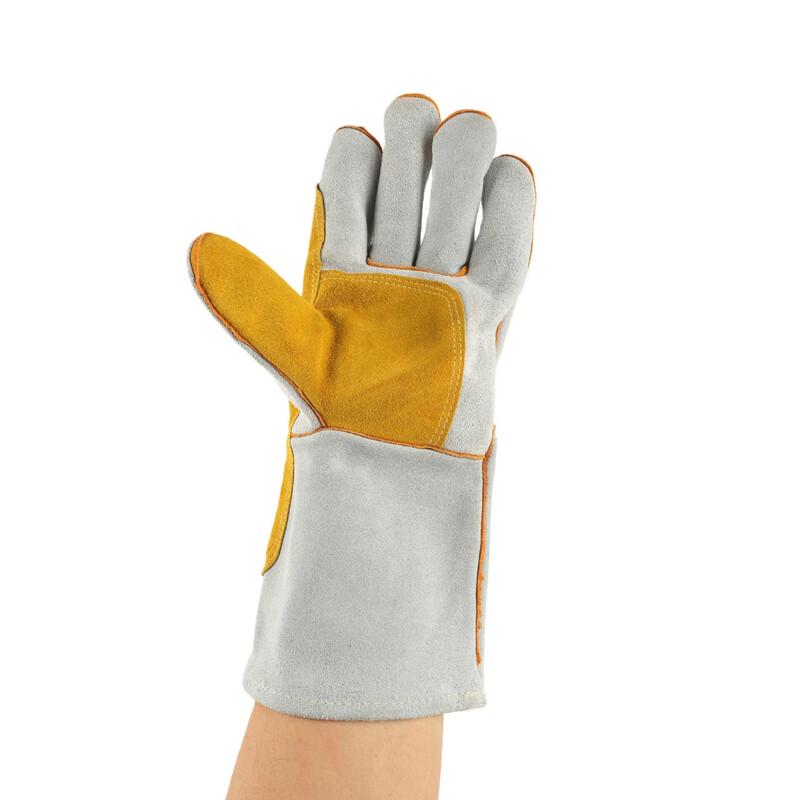 Brangdy Soft Lined Cowhide Welding Gloves 35 cm