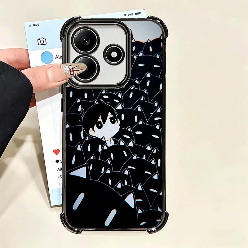 O-Omori Cartoon Game Soft Phone Case For Xiaomi Poco X7 X8 Pro Max X6 X5 X3 F8 Ultra F7 M8 M7 M5S Redmi 15C 15A 15 14C 13C 12C 1